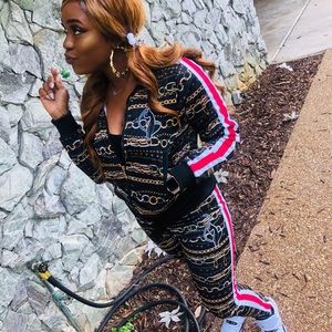 Baby phat track suit